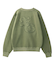 LOGO PATCH PIGMENT DYED CREWNECK SWEAT TOP
