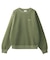LOGO PATCH PIGMENT DYED CREWNECK SWEAT TOP