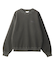 LOGO PATCH PIGMENT DYED CREWNECK SWEAT TOP