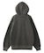 LOGO PATCH PIGMENT DYED ZIP UP SWEAT HOODIE
