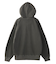 LOGO PATCH PIGMENT DYED ZIP UP SWEAT HOODIE