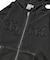 LOGO PATCH PIGMENT DYED ZIP UP SWEAT HOODIE