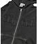LOGO PATCH PIGMENT DYED ZIP UP SWEAT HOODIE