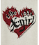 HEART LOGO JACQUARD KNIT TOP