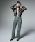 FADED MULTI POCKET FLARE PANTS