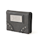 METAL LABEL FAUX LEATHER MINI WALLET