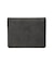 METAL LABEL FAUX LEATHER MINI WALLET
