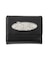 SILVER GLITTER OVAL LOGO BUCKLE MINI WALLET