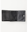 SILVER GLITTER OVAL LOGO BUCKLE MINI WALLET