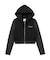 SWEAT AND KNIT ZIP UP HOODIE