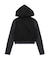 SWEAT AND KNIT ZIP UP HOODIE