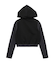 SWEAT AND KNIT ZIP UP HOODIE