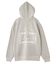 PIGMENT DYED FACE LABEL ZIP UP SWEAT HOODIE