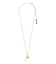 MILLS LOGO AND HEART NECKLACE