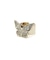 RHINESTONE BUTTERFLY LOGO RING