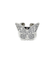 RHINESTONE BUTTERFLY LOGO RING