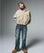 FRONT POCKET DENIM PANTS