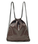 FAUX LEATHER KNAPSACK