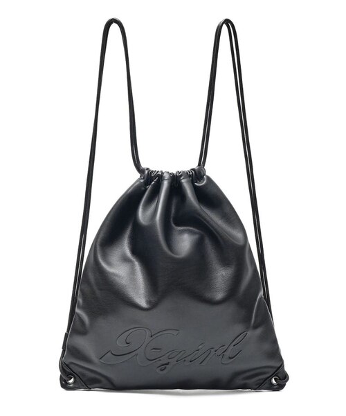タグあり　Master&Co. LEATHER KNAPSACK　日本製 FAUX LEATHER KNAPSACK｜エックスガールの通販｜&mall（アンドモール