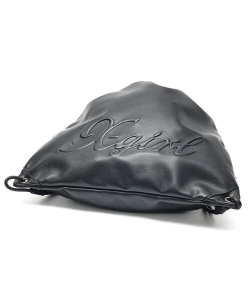 FAUX LEATHER KNAPSACK｜エックスガールの通販｜&mall（アンドモール