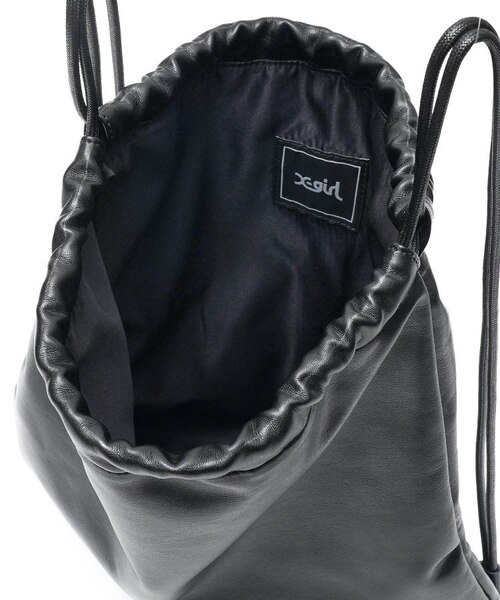 タグあり　Master&Co. LEATHER KNAPSACK　日本製 FAUX LEATHER KNAPSACK｜エックスガールの通販｜&mall（アンドモール