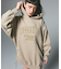 COLLEGE LOGO DRAWSTRING SWEAT DRESS