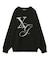 XG MONOGRAM LOGO JACQUARD KNIT TOP