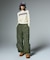 NUMBERING JACQUARD ZIP UP KNIT TOP