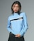 NUMBERING JACQUARD ZIP UP KNIT TOP