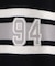 NUMBERING JACQUARD ZIP UP KNIT TOP