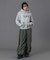 FADED WIDE LEG CARGO PANTS