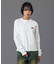 MESSAGE AND FACE CIRCLE LOGO L/S TEE