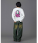 MESSAGE AND FACE CIRCLE LOGO L/S TEE
