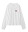 MESSAGE AND FACE CIRCLE LOGO L/S TEE