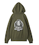 MESSAGE AND FACE ZIP UP SWEAT HOODIE