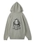 MESSAGE AND FACE ZIP UP SWEAT HOODIE