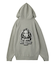 MESSAGE AND FACE ZIP UP SWEAT HOODIE