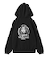 MESSAGE AND FACE ZIP UP SWEAT HOODIE