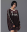 VELOUR GAME SHIRT DRESS