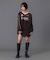 VELOUR GAME SHIRT DRESS