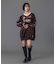 VELOUR GAME SHIRT DRESS