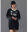 VELOUR GAME SHIRT DRESS