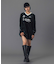 VELOUR GAME SHIRT DRESS