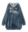 VELOUR GAME SHIRT DRESS