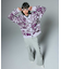 COLLAGE GRAPHIC JACQUARD KNIT CARDIGAN