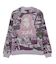 COLLAGE GRAPHIC JACQUARD KNIT CARDIGAN