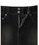 FLOCKED DENIM MINI SKIRT