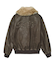 EMBOSSED LOGO PATCH DISTRESSED FAUX LEATHER JACKET