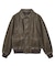 EMBOSSED LOGO PATCH DISTRESSED FAUX LEATHER JACKET