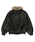 EMBOSSED LOGO PATCH DISTRESSED FAUX LEATHER JACKET
